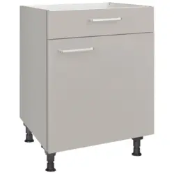 Kochfeldumbauschrank 60/87/56 cm in Grau