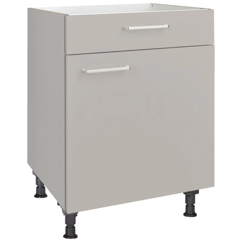 Kochfeldumbauschrank 60/87/56 cm in Grau