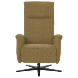 Relaxsessel in Textil Messingfarben