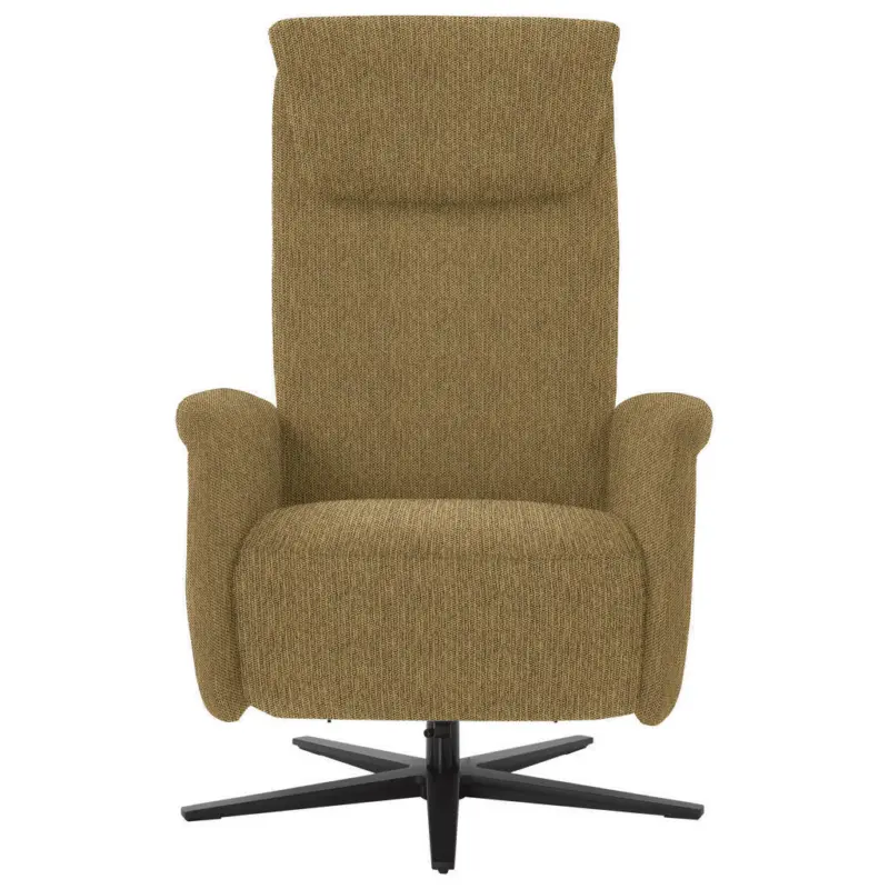 Relaxsessel in Textil Messingfarben