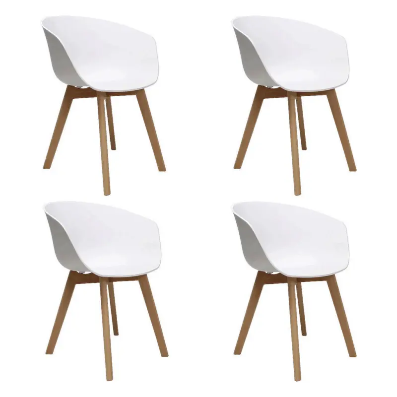 Armlehnstuhl-Set 4 St&uuml;ck