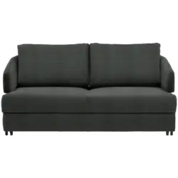 Schlafsofa in Flachgewebe Anthrazit
