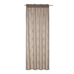 Schlaufenvorhang halbtransparent