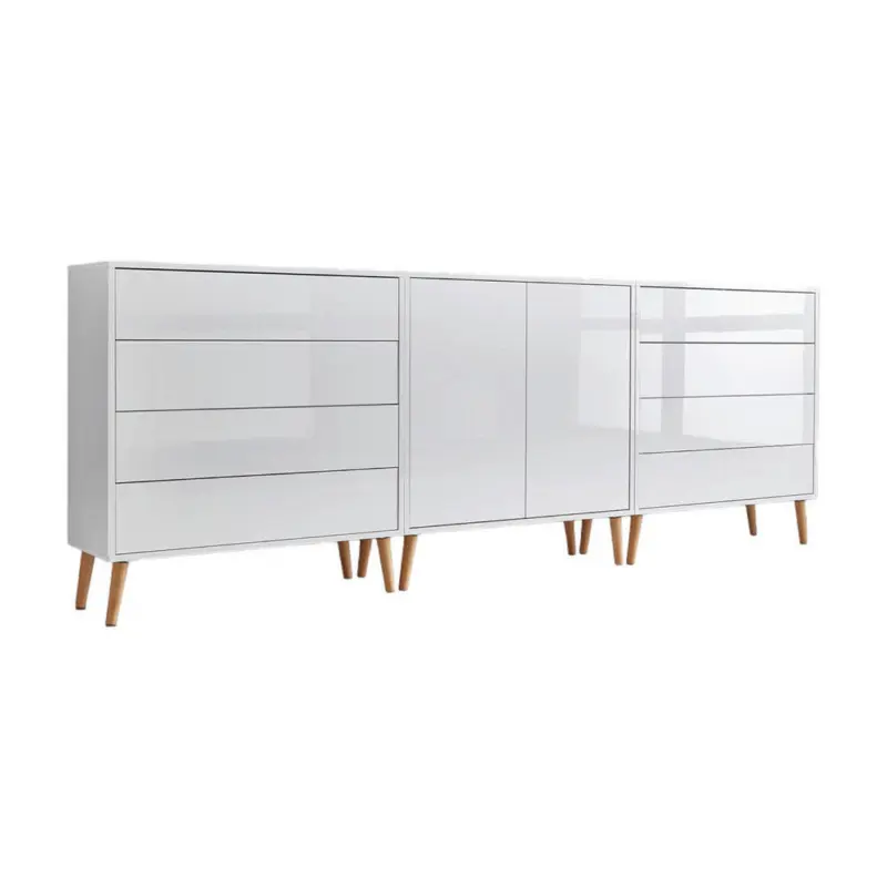 Sideboard Mailand Set 4 + HF in 237/86/33 cm