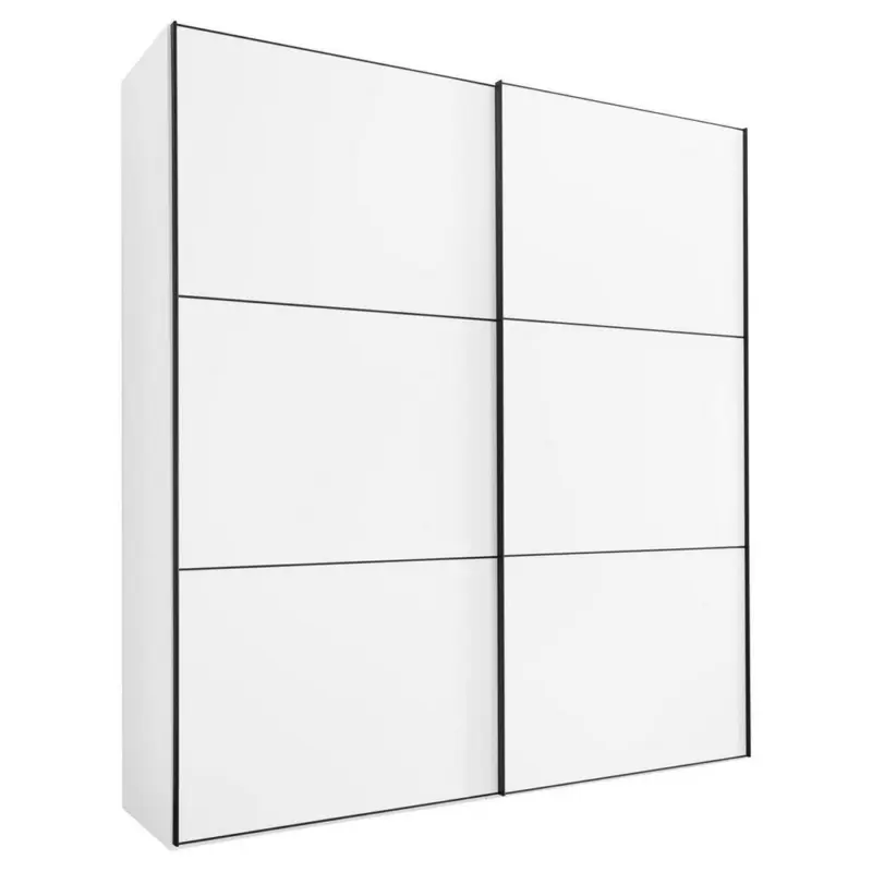 Schwebet&uuml;renschrank in Wei&szlig;