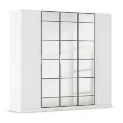 Dreht&uuml;renschrank in Schwarz, Wei&szlig;