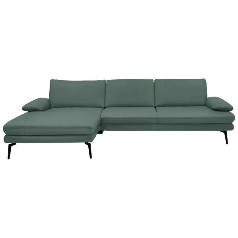 Ecksofa Beldomo Premium in Echtleder Opal 180/310 cm