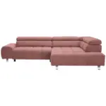XXXLutz Lauterach - Ihr M&ouml;belhaus bei Bregenz Ecksofa in Webstoff Rosa 295/201 cm