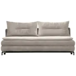 Schlafsofa in Flachgewebe Beige