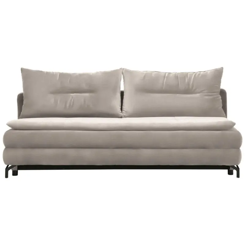 Schlafsofa in Flachgewebe Beige