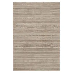 Webteppich 80/150 cm Lexis Loras Mirror Naturfarben, Beige