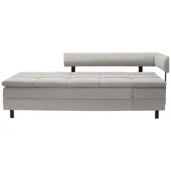 Liege in Flachgewebe Hellgrau