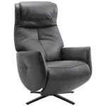 XXXLutz Lauterach - Ihr M&ouml;belhaus bei Bregenz Massagesessel in Lederlook Schwarz, Dunkelgrau