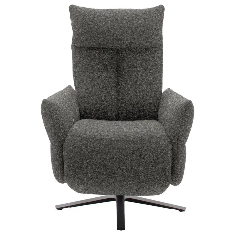 Fernsehsessel in Chenille Dunkelbraun