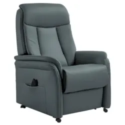 Fernsehsessel in Blau, Grau