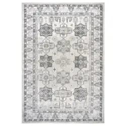 Flachwebeteppich 130/190 cm Living-Classic, waschbar Hellgrau, Greige