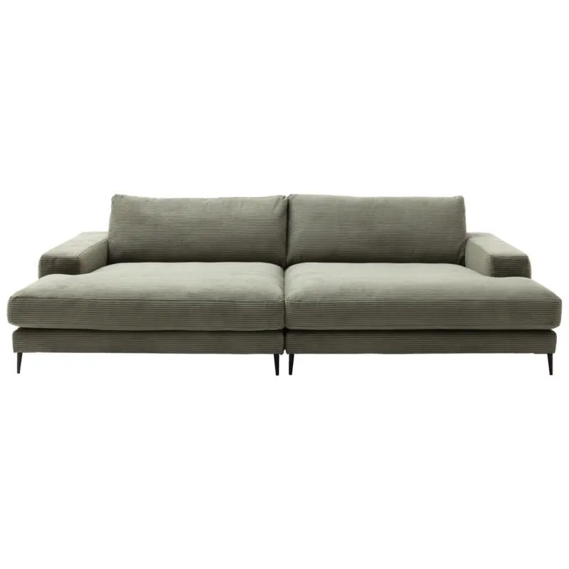 Bigsofa in Cord Gr&uuml;n