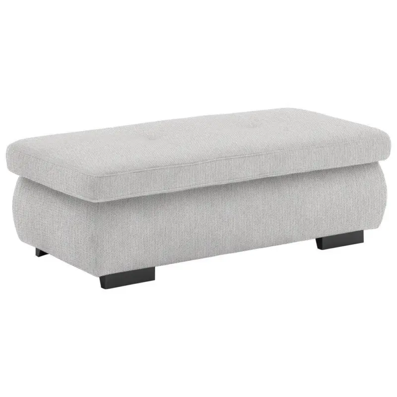 Hocker in Textil Creme