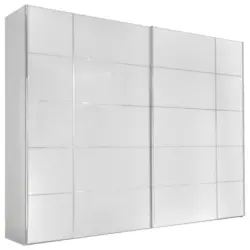 Schwebet&uuml;renschrank in Wei&szlig;