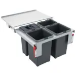 XXXLutz Lauterach - Ihr M&ouml;belhaus bei Bregenz Einbauabfallsammler 2 x 8L/ 2 x 12 l Metall, Kunststoff