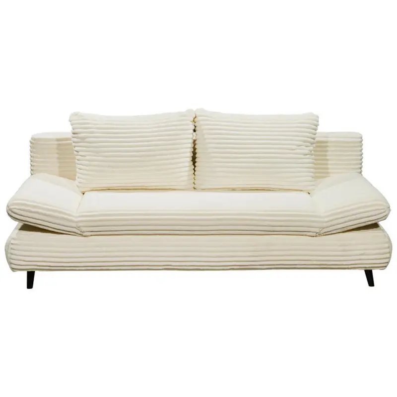 Schlafsofa in Cord Beige
