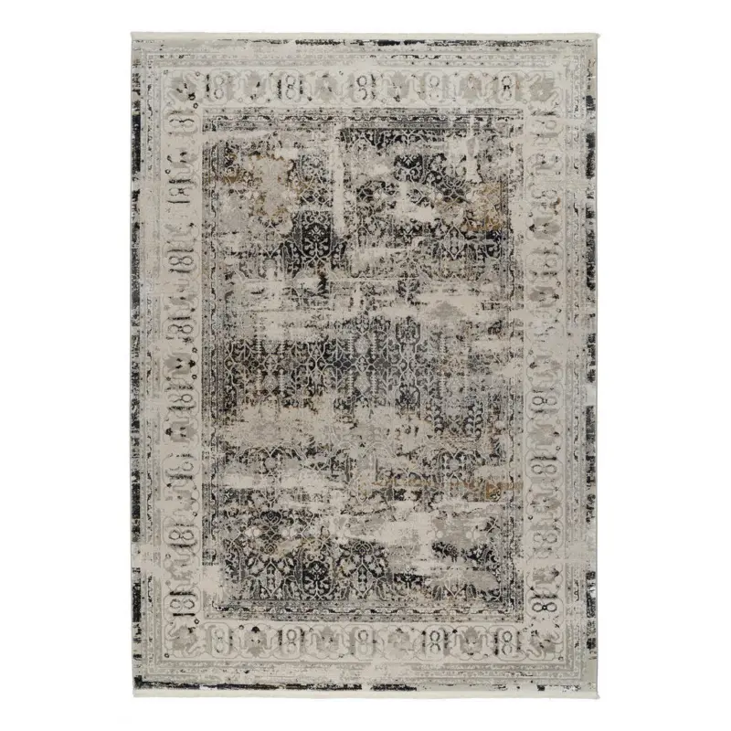 Webteppich 140/200 cm Colorado Classic Braun, Dunkelbraun, Beige, Hellbraun