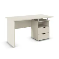 Schreibtisch 140/66/75 cm in Champagner