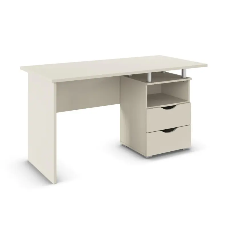 Schreibtisch 140/66/75 cm in Champagner