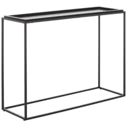 Konsolentisch in Metall, Holzwerkstoff 110/38/80 cm