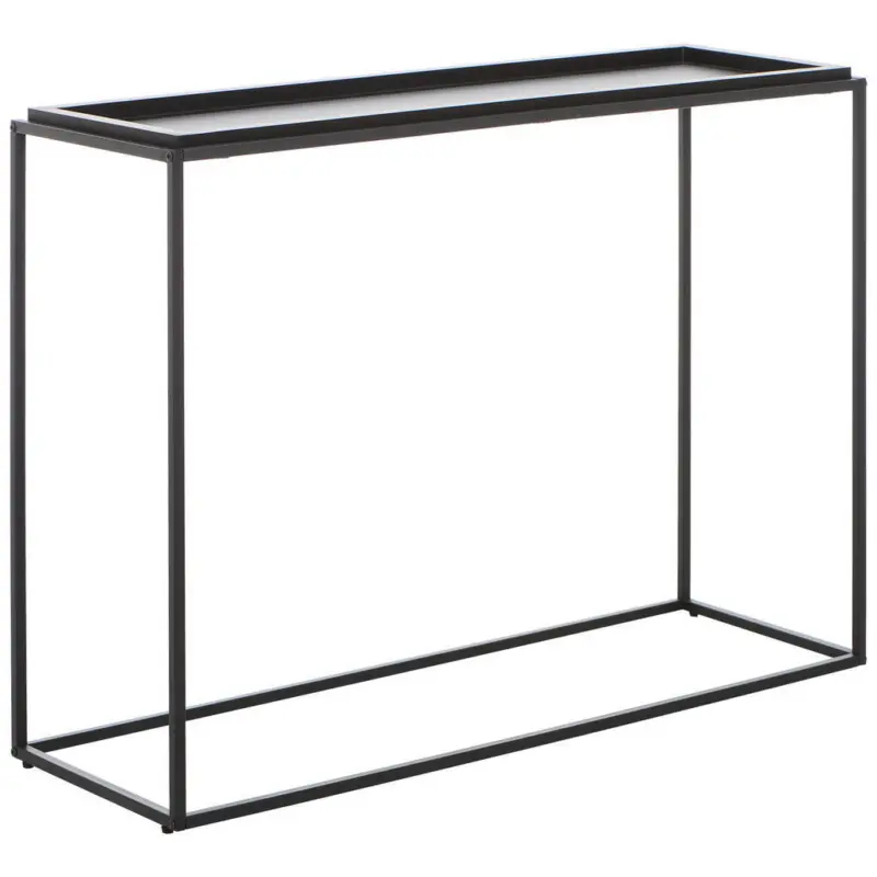 Konsolentisch in Metall, Holzwerkstoff 110/38/80 cm