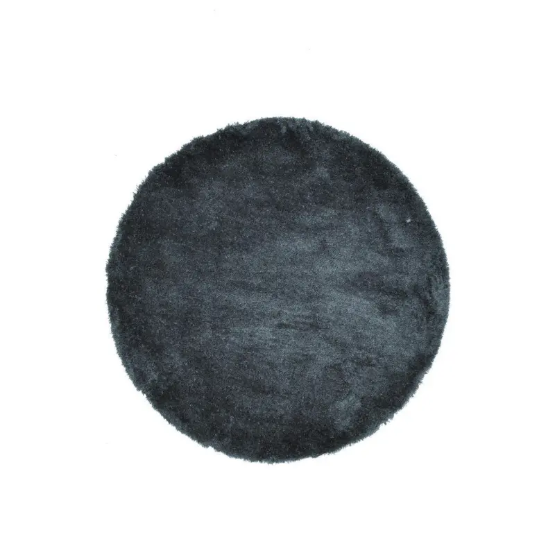 Hochflorteppich 100/100 cm Cozy Anthrazit