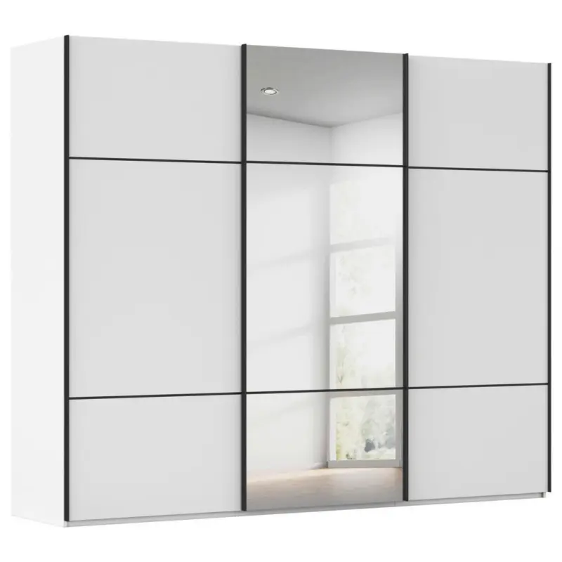 Schwebet&uuml;renschrank in Wei&szlig;