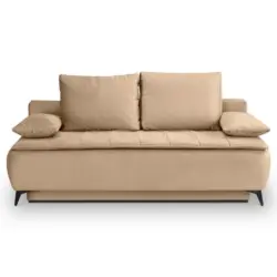 Schlafsofa Sendi in Beigebraun Modern