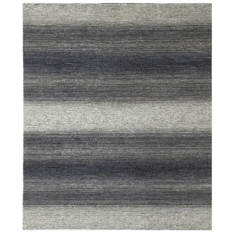 Orientteppich 80/300 cm Sun & Sand Black Ivory Grau, Schwarz