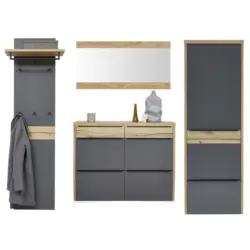 Garderobe 4-teilig in 270/200/32 cm