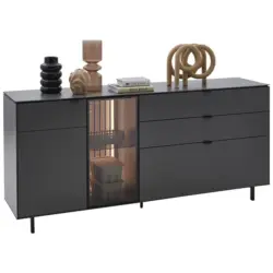Sideboard Anthrazit 186,2/86,1/46 cm