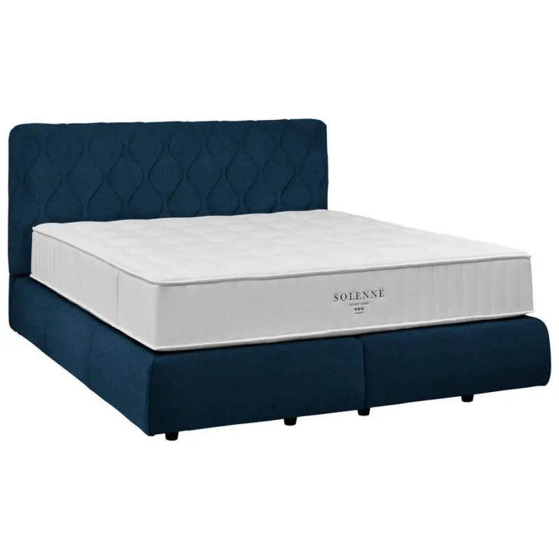 Boxspringbett 180/200 cm in Blau