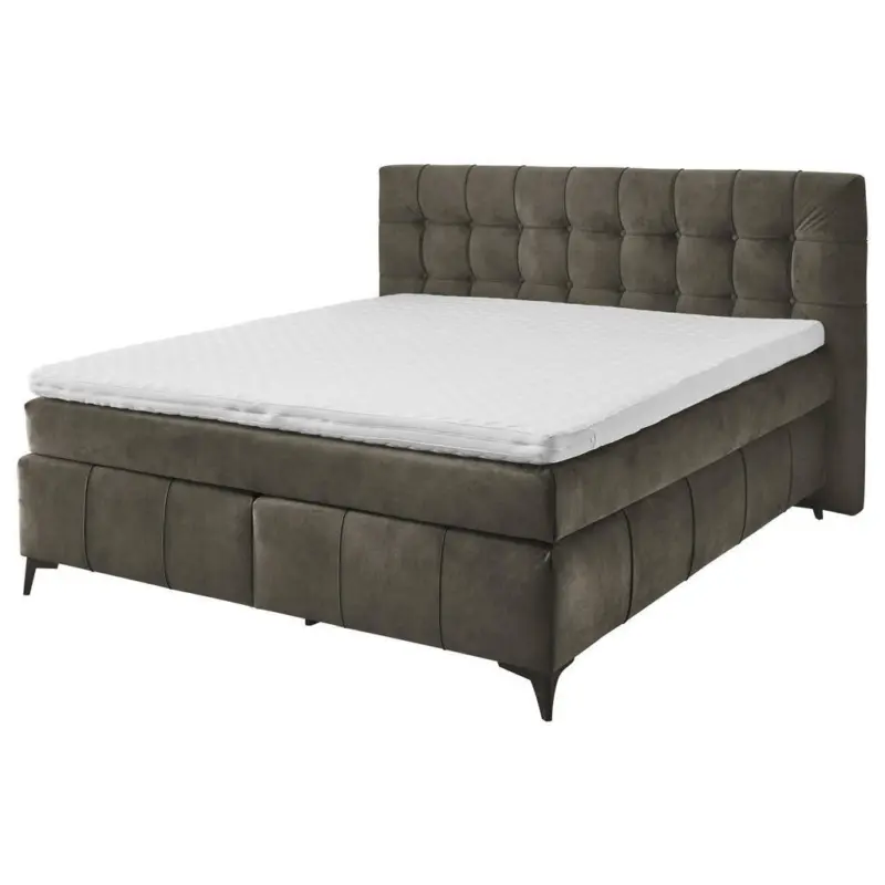 Boxspringbett 180/200 cm in Dunkelbraun