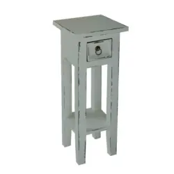 Beistelltisch in Holz 25/25/67 cm