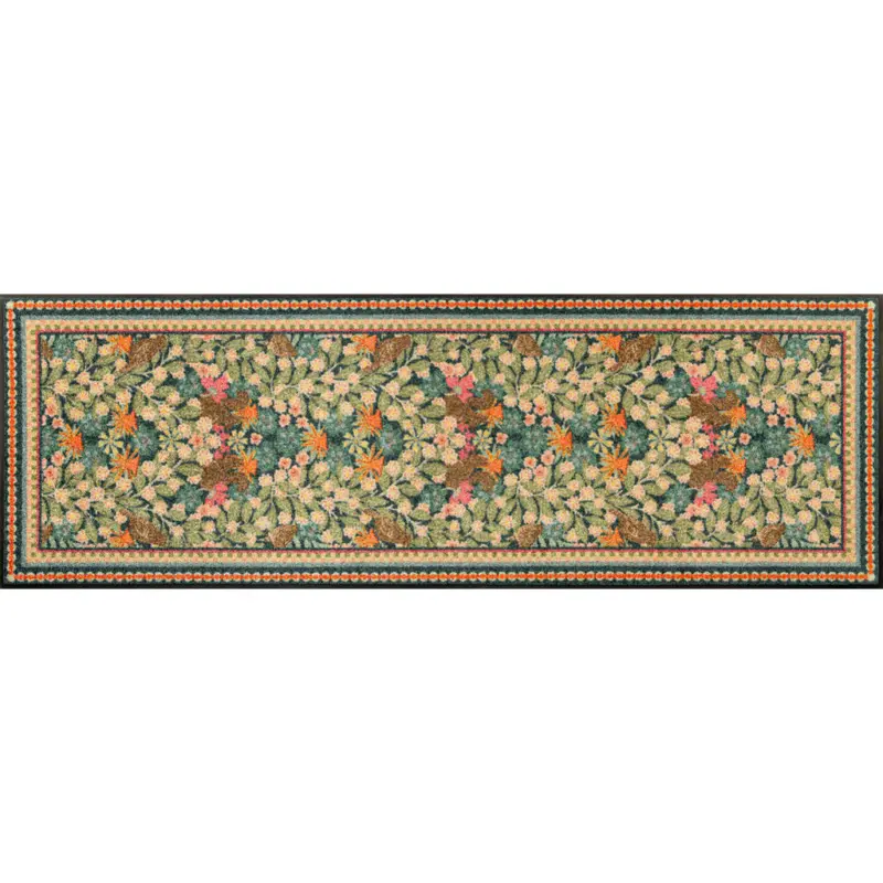 L&auml;ufer 60/180 cm Garden Luxe Blue Multicolor