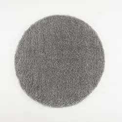 Hochflorteppich 120/120 cm Porto Grau