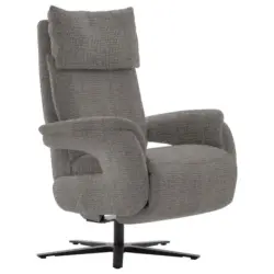 Fernsehsessel in Struktur Dunkelgrau