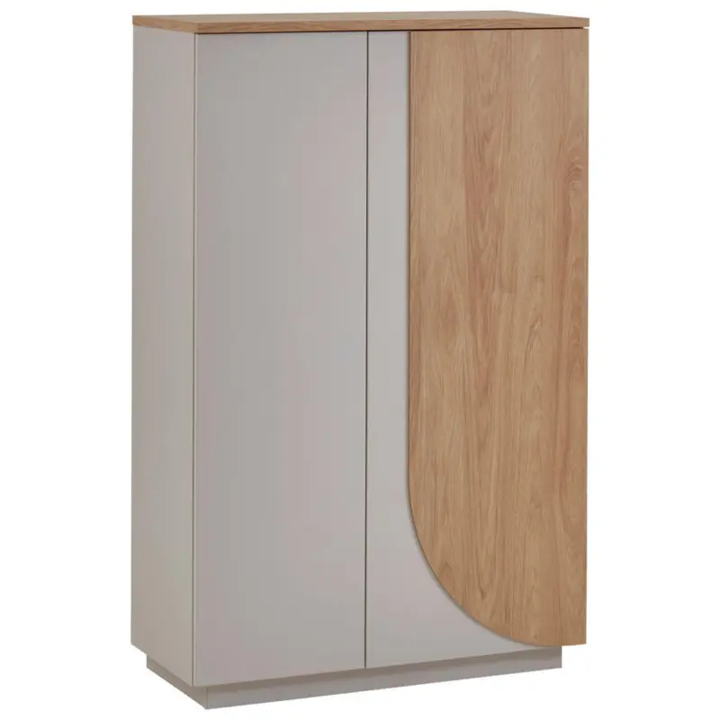 Highboard Eichefarben, Kaschmir 95/150/42 cm