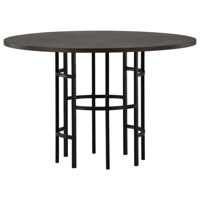 Esstisch in Holz, Metall 115/115/74 cm