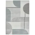 XXXLutz Lauterach - Ihr M&ouml;belhaus bei Bregenz Webteppich 133/195 cm Valencia Grau, Petrol, Hellgrau