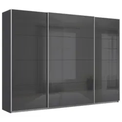 Schwebet&uuml;renschrank in Dunkelgrau