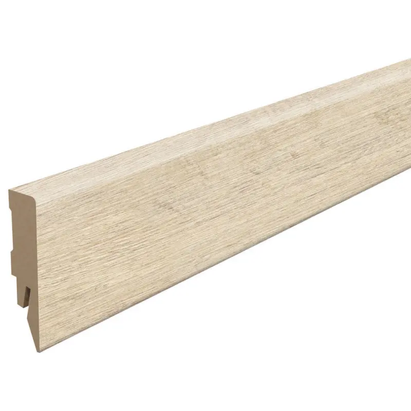 Sockelleiste Kreideeiche beige Beige