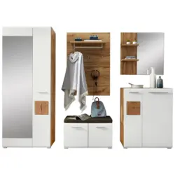 Garderobe 7-teilig in 270/201/37 cm