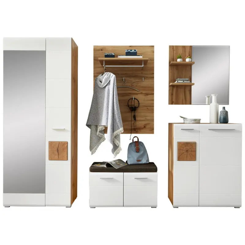 Garderobe 7-teilig in 270/201/37 cm