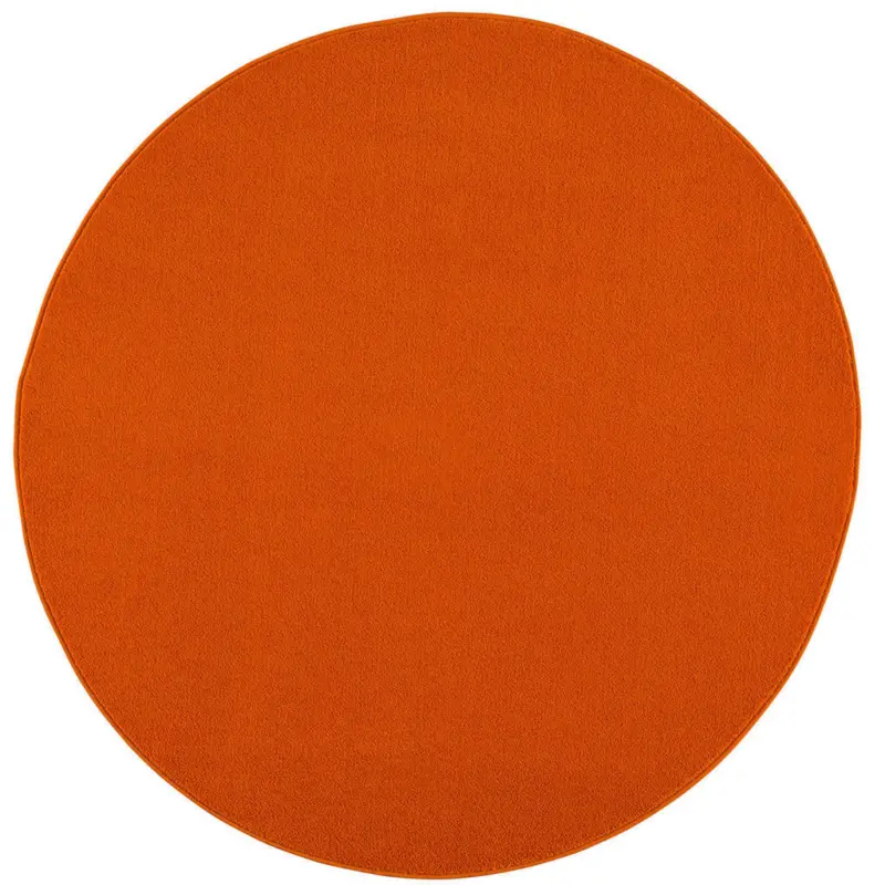 Webteppich 200 cm Uni Orange